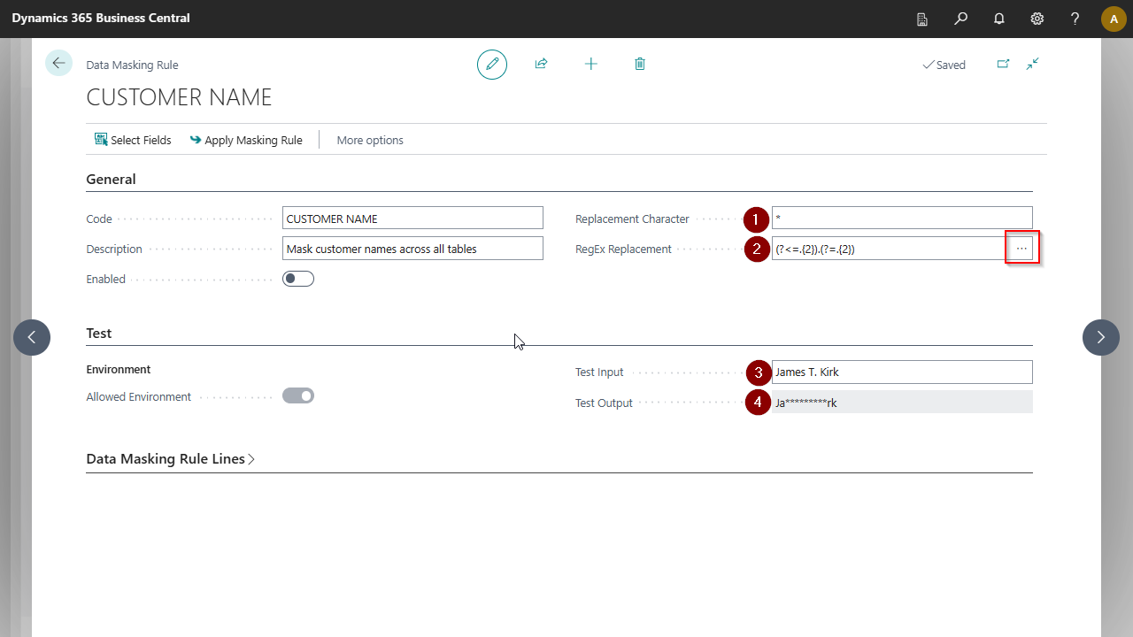 Data Masking Setup 2